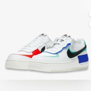 Nike Air Force 1 White with Vibrant Accents